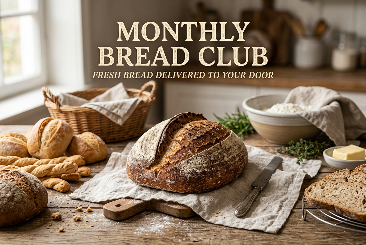 Rustic Silver Bread Club — 12 Monthly Loaves
