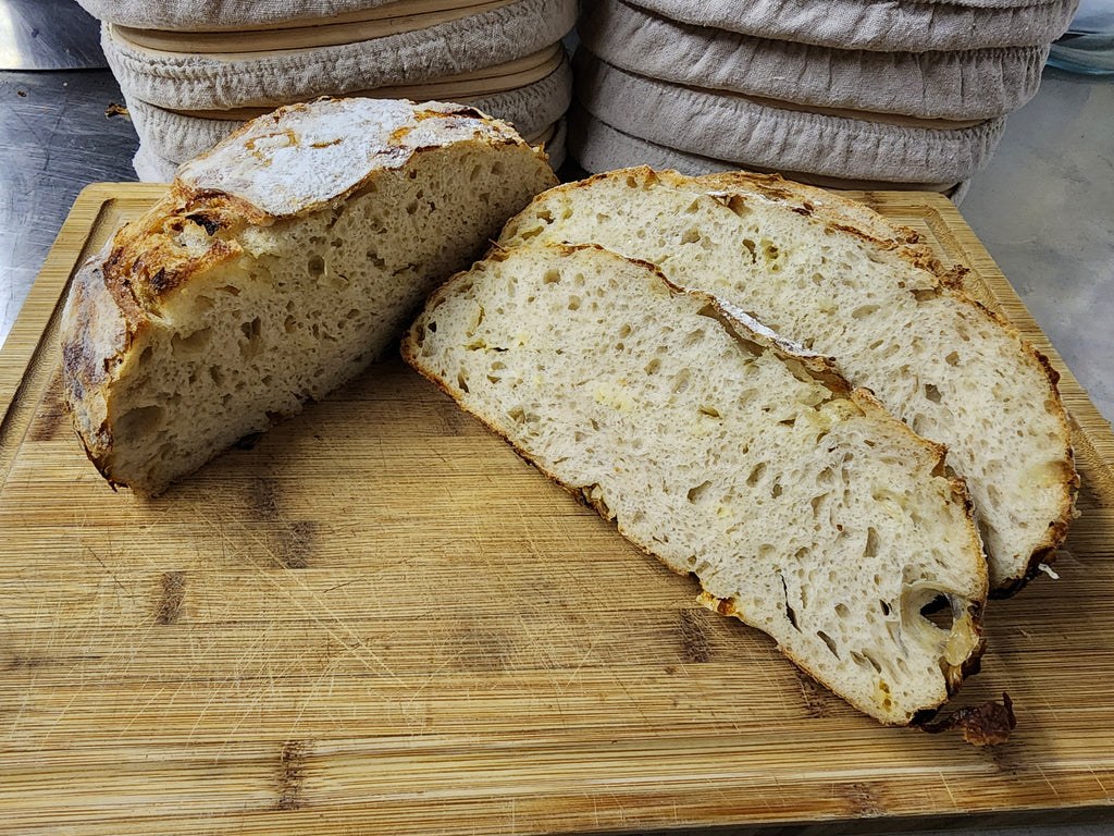 Onion and Gouda Sourdough